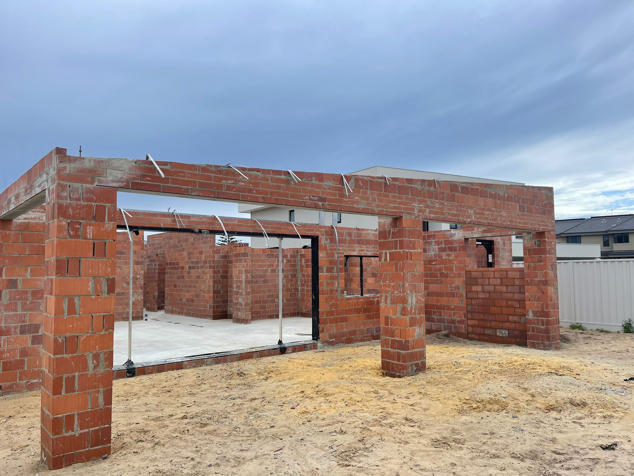 Branksome Gardens City Beach custom residence brickwork photo 4
